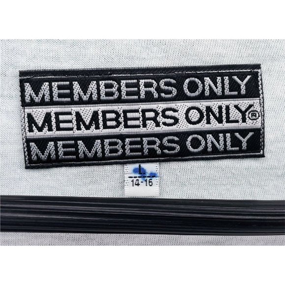 VTG Members Only Full Zip Nylon 80s 90s Neon Windbreaker Jacket Women’s Large - Picture 6 of 7